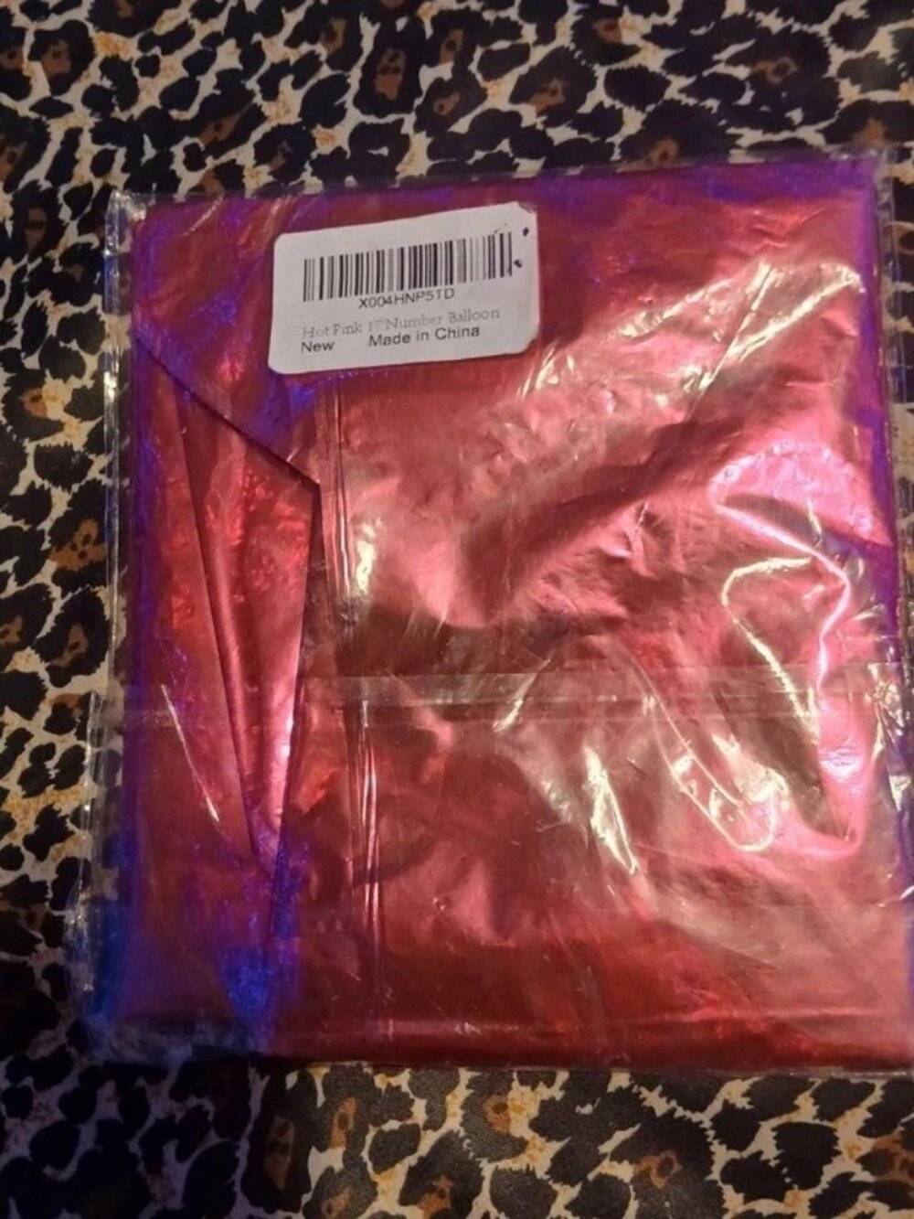 Hot Pink 17 or 71 Number Balloon Set 40 Inch Mylar Foil Birthday Decor NEW